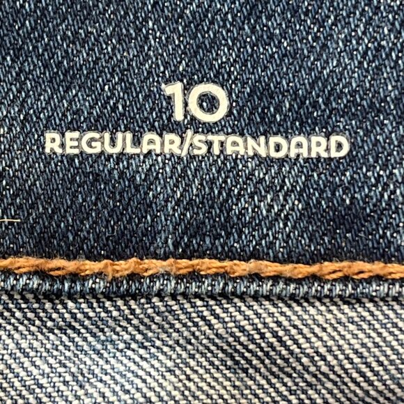 Old Navy Womens Semi-Fitted Denim Shorts Size 10 Regular - Picture 4 of 6